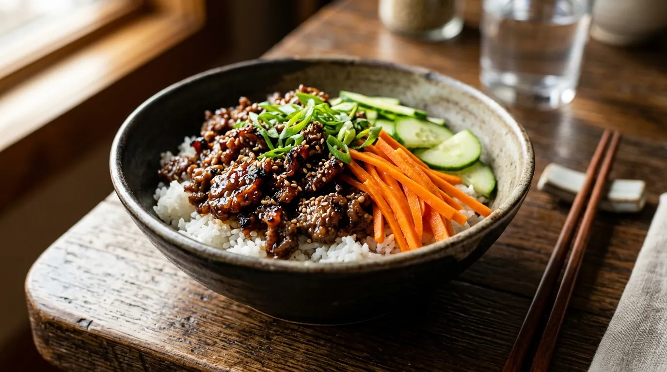 Beef Bulgogi Gehakt — hero afbeelding
